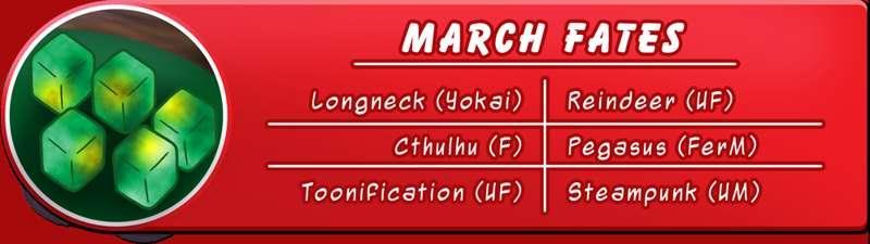 March Fates Announcement