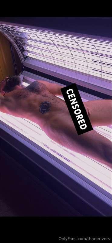 Tanning makes me really horny! Something about lying there, ..