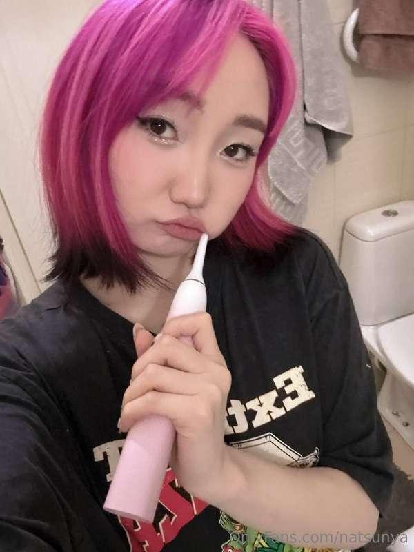 Sometimes I'm sooooo lazy when it comes to night routine(⑉ ॢ..