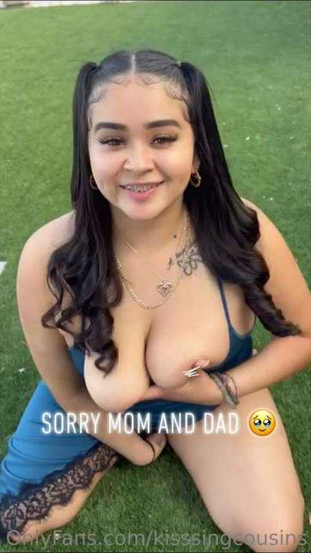 sorry mom and dad, I just love doing whore shit on camera 🤷🏻..