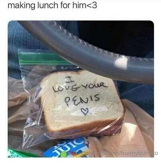 What I'd pack in your lunch! 😂