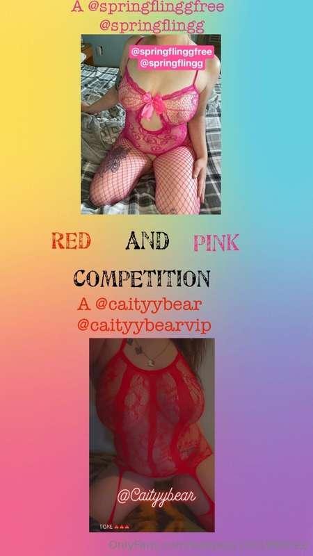❤️ Red and pink competition 💖  Vote for your favourite creat..