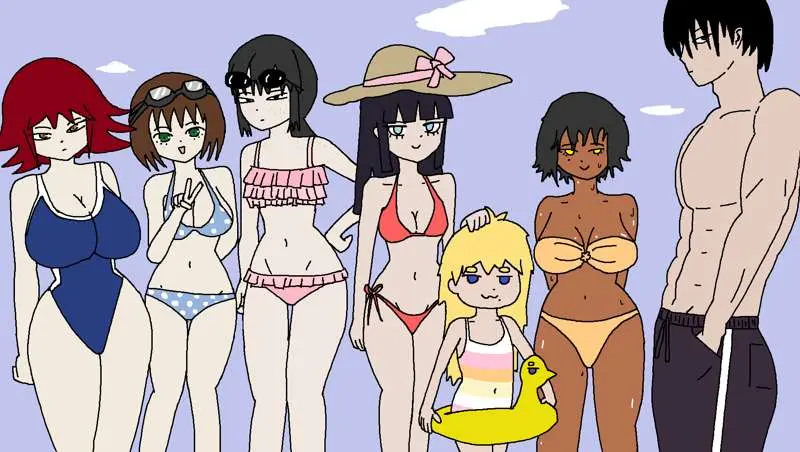 Beach day- full art