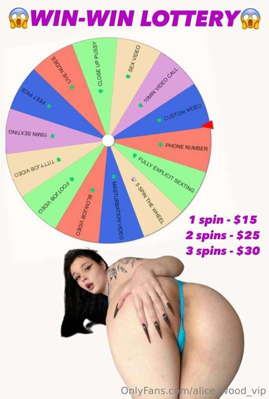 💸😱 ***WIN-WIN GAME*** 😱💸
𝐓𝐡𝐞 𝐜𝐫𝐚𝐳𝐢𝐞𝐬𝐭 𝐩𝐫𝐢𝐳𝐞𝐬 𝐚𝐫𝐞 𝐰𝐚𝐢𝐭𝐢𝐧𝐠 𝐟𝐨𝐫..