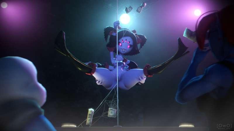 Pole-dancer Muffet