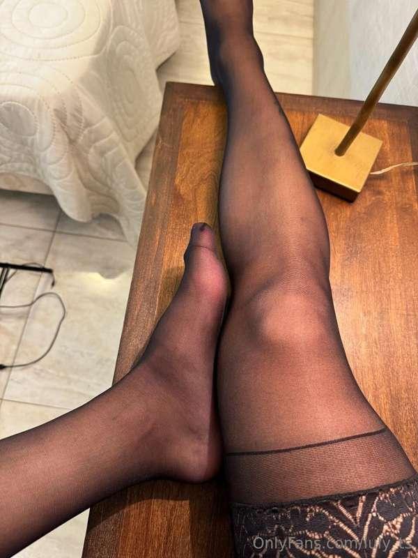 Stockings: a little magic that makes legs look longer, sleek..