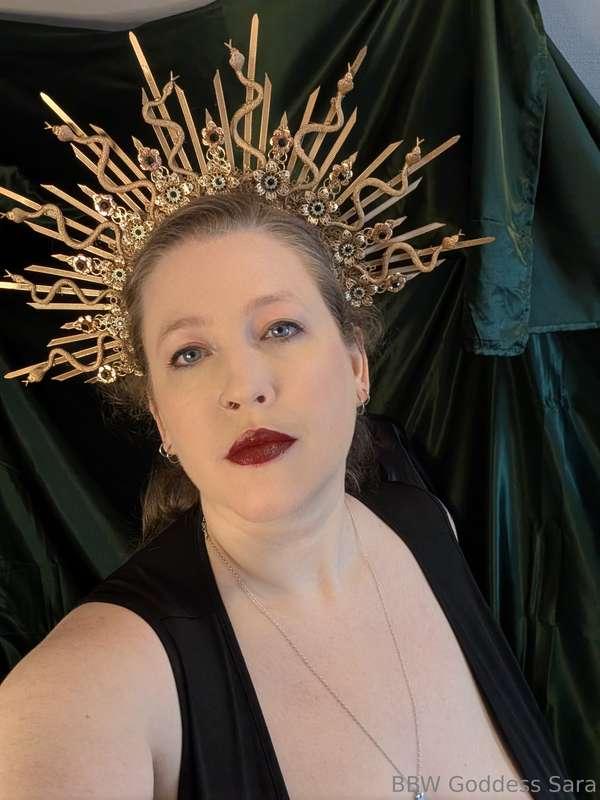Be a good boy and send for the dress, the crown, the lipstic..