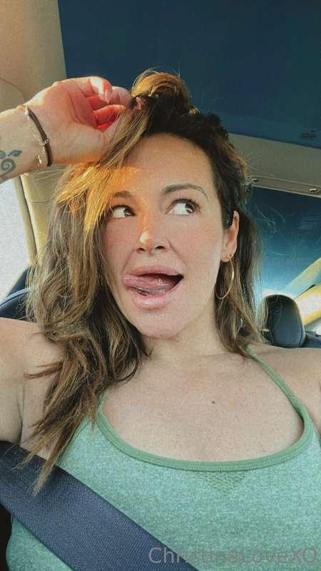 "They say tongue is the strongest muscle of the body. Wanna ..