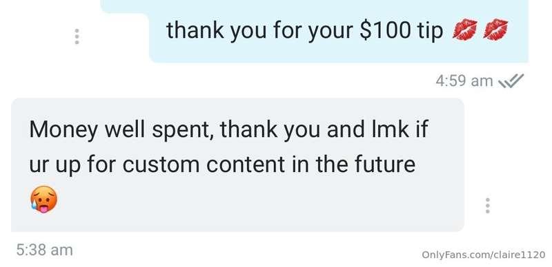 make sure you tip $100 to on my pinned post if you wanna see..