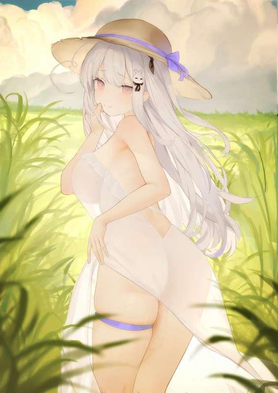 Summer, cicadas, and my naughty girl