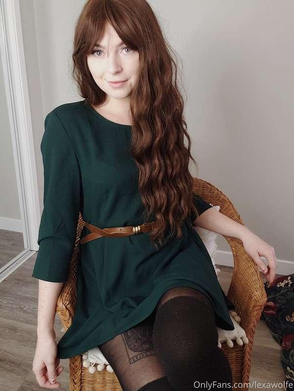 I do miss going out in the world and wearing something other..