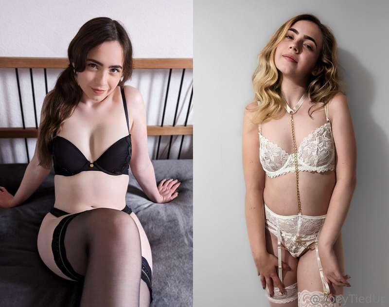 Brunette Zoey or Blonde Zoey?👀
