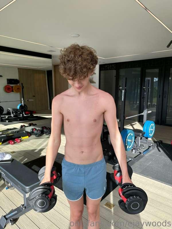 I think I will start trying to work out seriously at some po..
