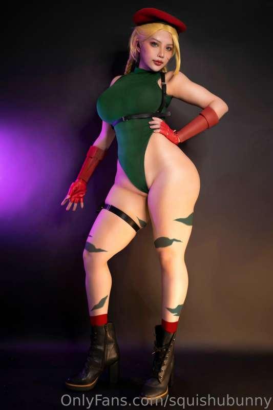 Cammy cosplay from Street Fighter~ Mostly photos of my peach..