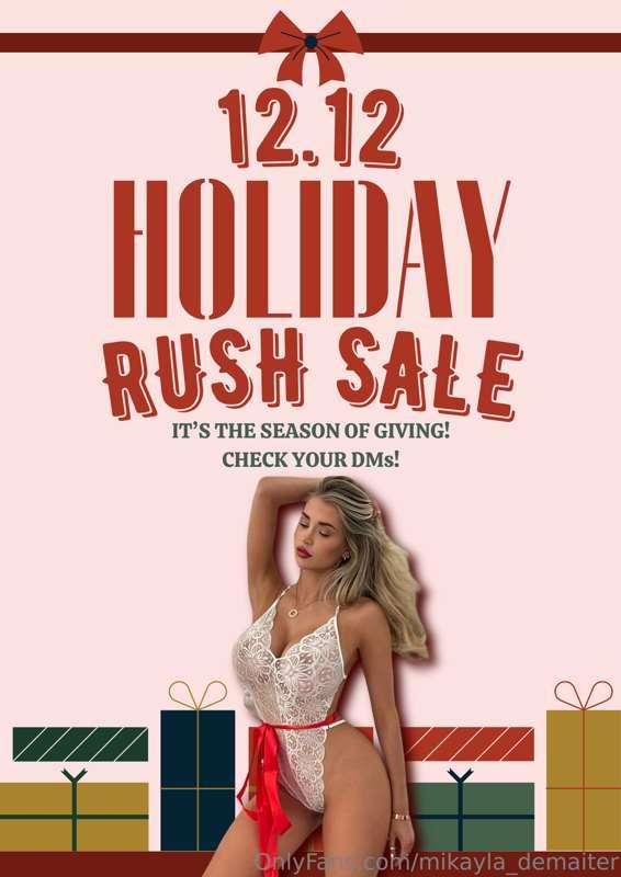 hurry, it's the ***12.12 Christmas Rush Sale!*** unlock the ..