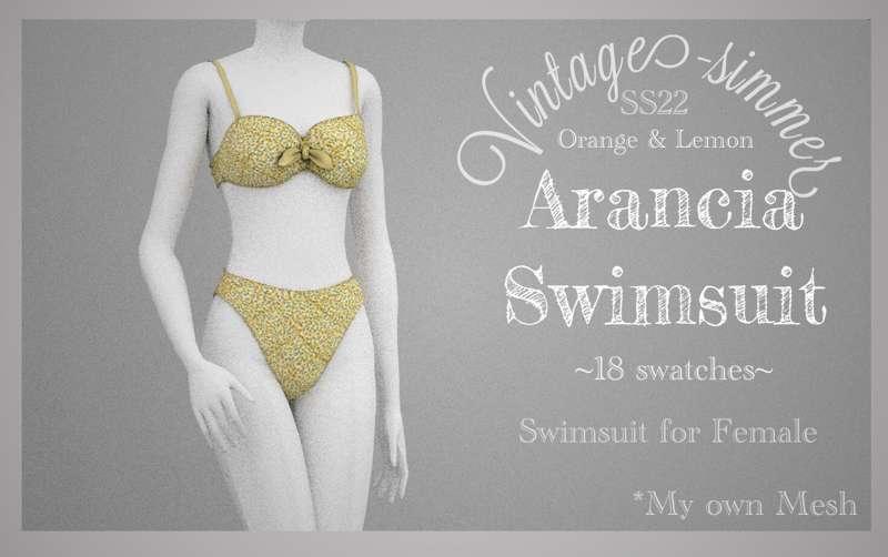 ˗ˏˋArancia Swimsuit ˎˊ˗