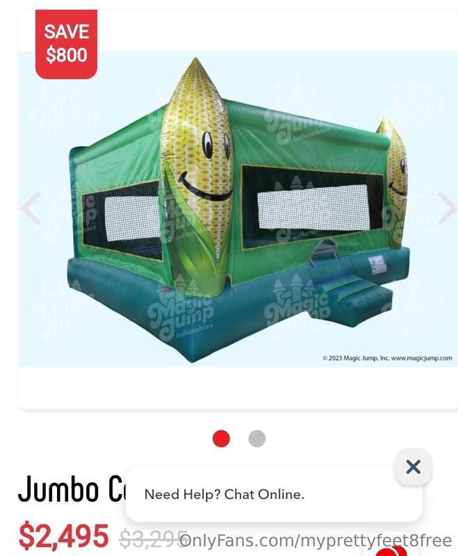 You Guys!! I want to buy my own bounce house, and this one w..