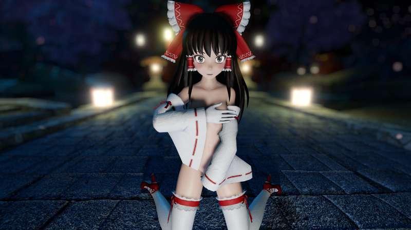 【2K & FullHD】 Gokuraku Jodo - Reimu Hakurei