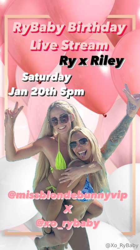 BIRTHDAY LIVE SHOW TOMORROW NIGHT With @missblondebunnyvip