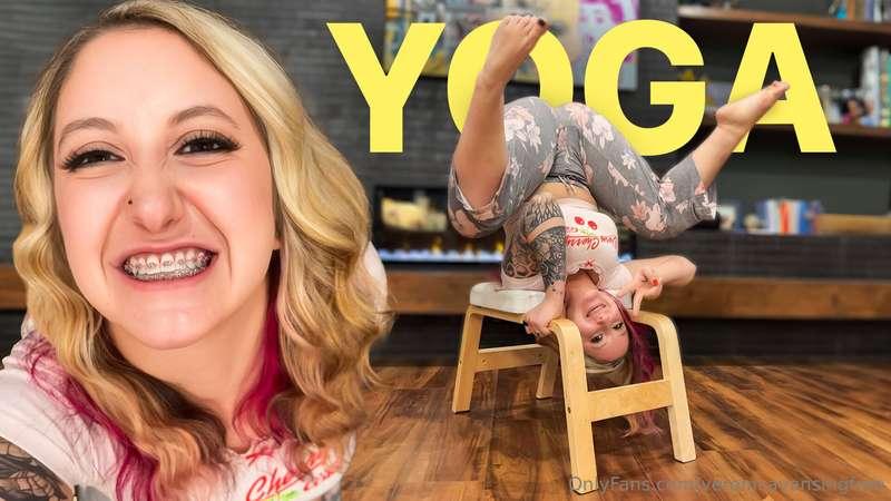 Getting upside down and showing off my moves on the inversio..