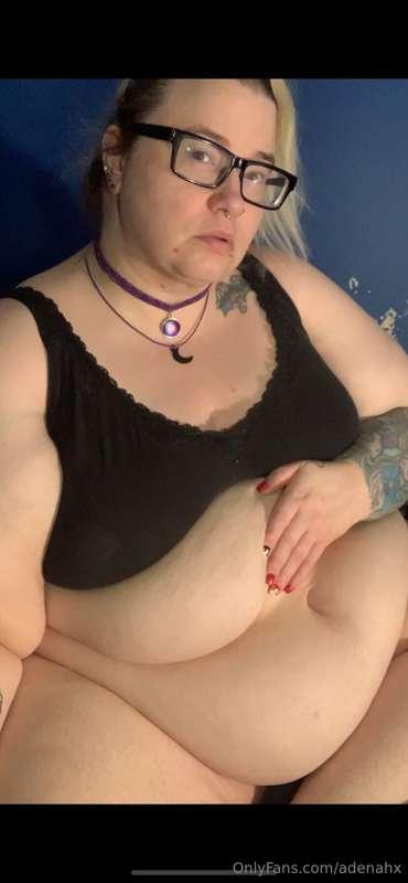 Play with my big, soft belly