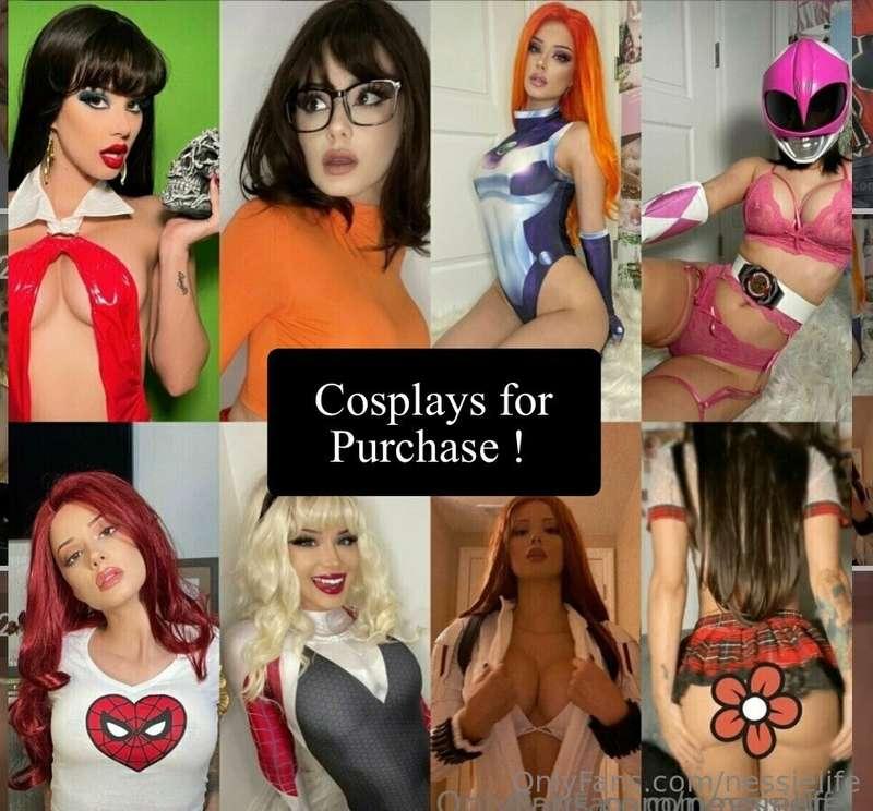 Hey babes ! Let me know if you missed any of my cosplay sets..