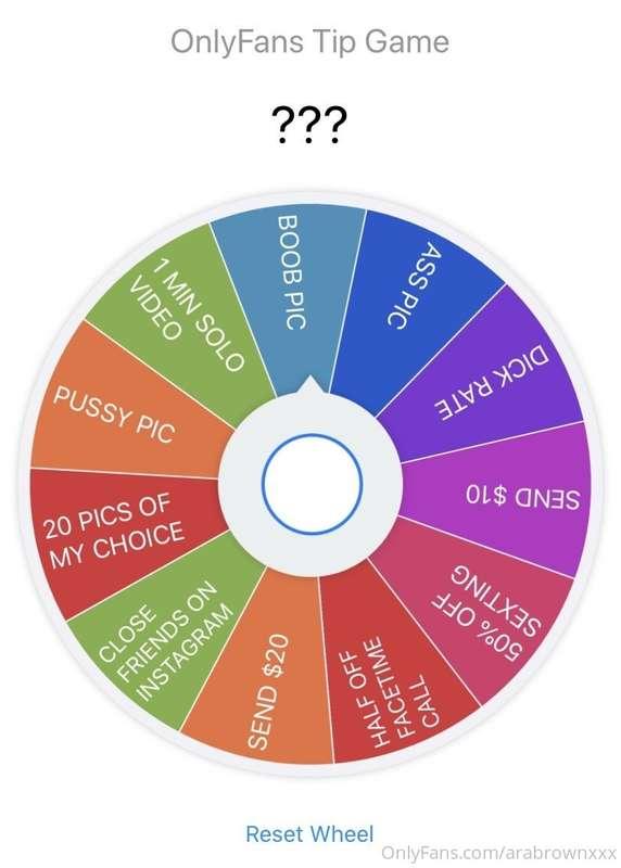 TIP GAME WHEEL SPIN ON MY MAIN ACCOUNT. $3 SPINS! COME WIN S..