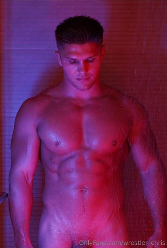 Dripping in more than just water.
