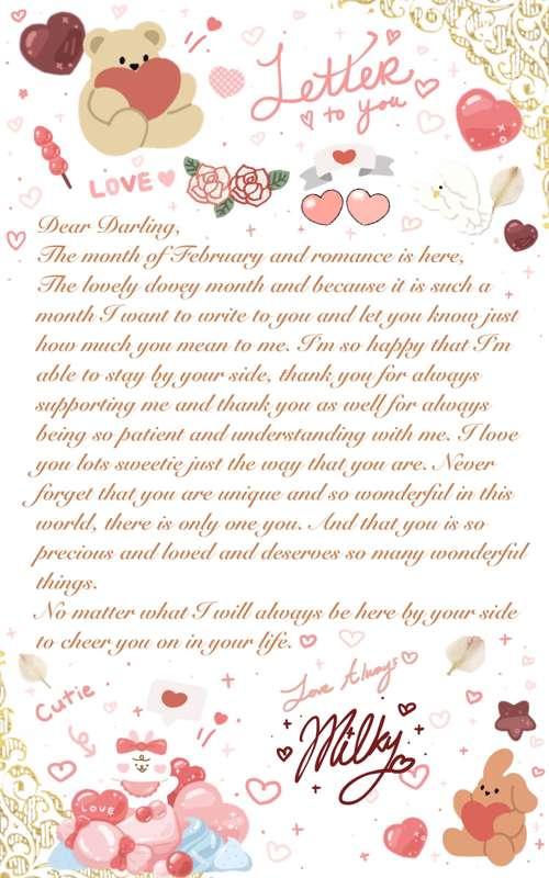 💖𝑀𝑜𝓃𝓉𝒽𝓁𝓎 𝐿𝑒𝓉𝓉𝑒𝓇 𝒯𝑜 𝒴𝑜𝓊 - 𝐹𝑒𝒷𝓇𝓊𝒶𝓇𝓎 💖 