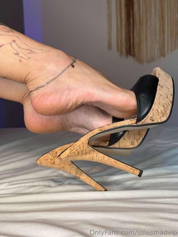 deciding whether to wear these mules today, what do you thin..
