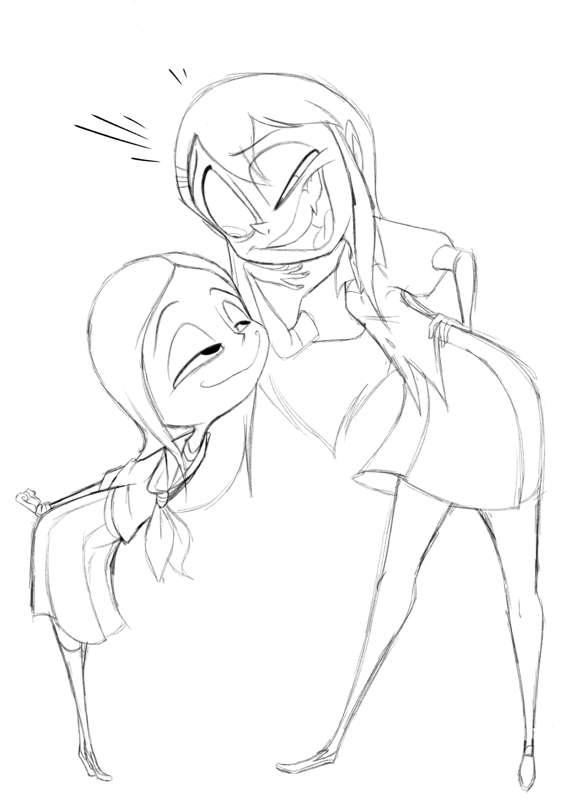 The Tease Twins (Sketch)