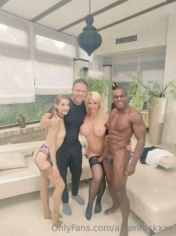 Behind the scenes shot with Tiffany Tatum and Tiffany Rousso..