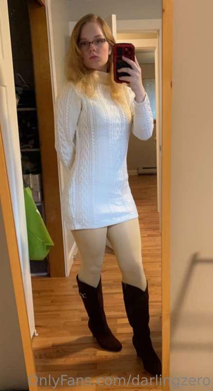 Loving my new winter dress definitely going to have to get b..