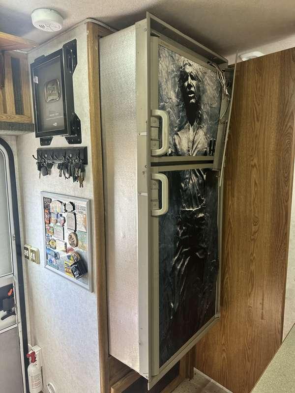 So long, Han Solo. The Carbonite has thawed… 