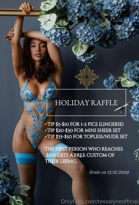 Doing something special to brighten your holiday season... 🤭..