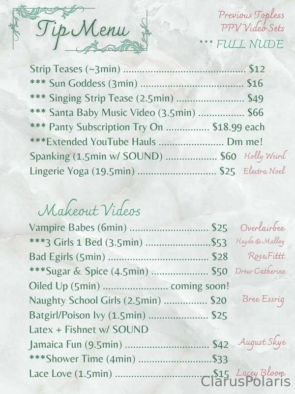 New Year New Tip Menu!! This is where you can find all my HO..