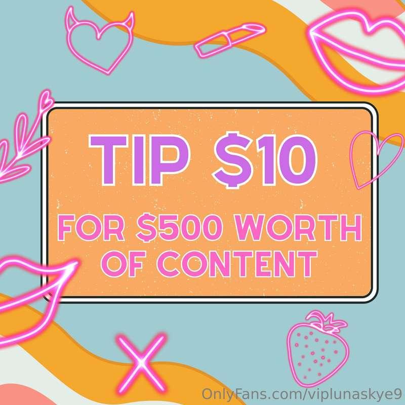 ***Grab $500 worth of content for only $10!***