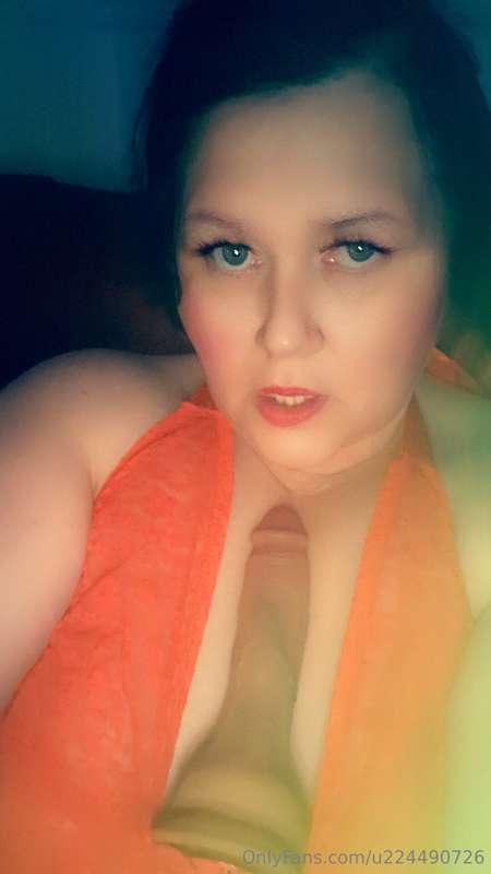 Imagine sliding your cock between my tits, letting me suck o..
