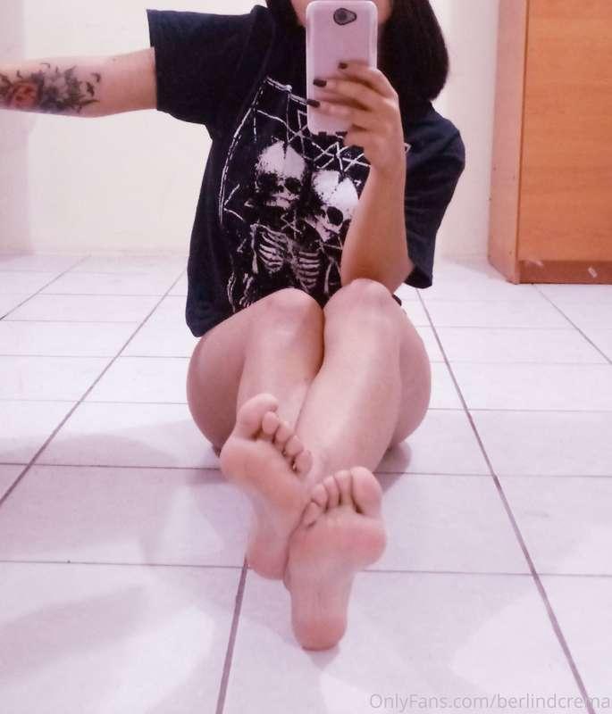 pies rosados