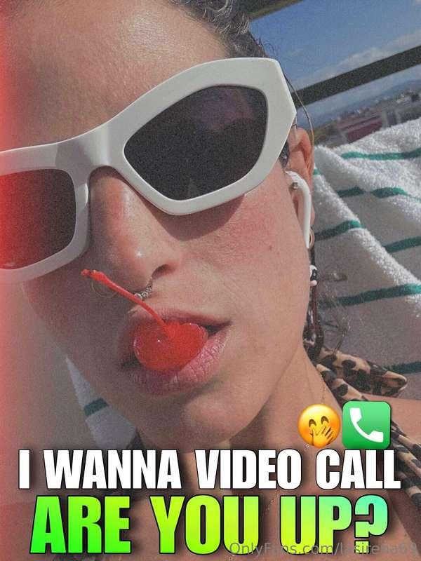 ### wanna video call rn? 📱🟢