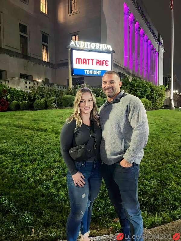 Had a great date night last night with amazing food and Matt..