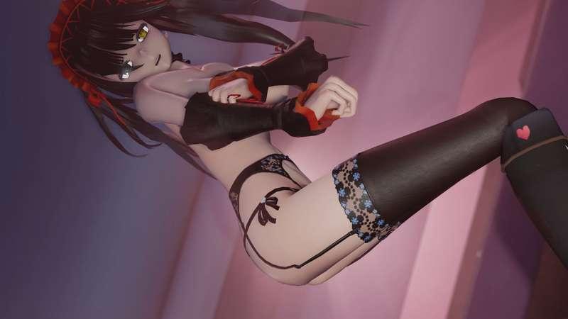 【2K & FullHD】 Vibrations Dance - Kurumi Tokisaki