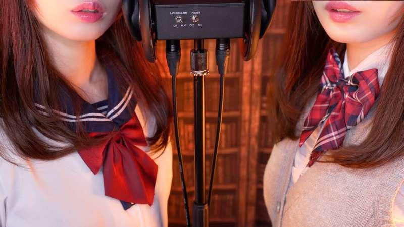 【Special Video】Twin Inaudible Whispers in the Library After School 放課後の図書室で理解できない囁き 방과후 도서관에서 인어디블 위스퍼링