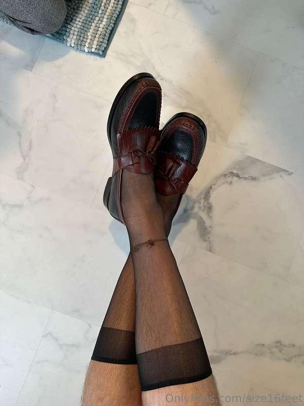 New shoes! These Johnston & Murphy tassel loafers are to rep..