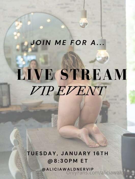 Get Ready... My next **LIVE STREAM VIP EVENT** is this comin..