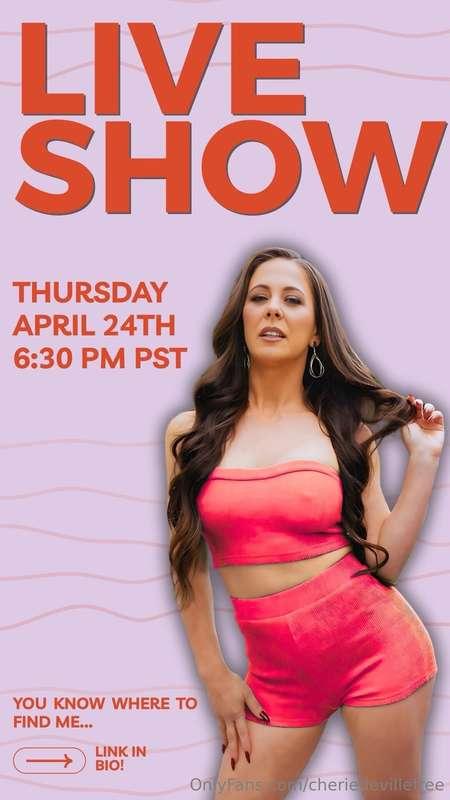 Join me LIVE tonight @ 6:30 PM PST on my VIP OnlyFans page! ..