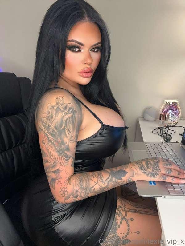 Come into my office…. Tell me what your filthy desires are 😈