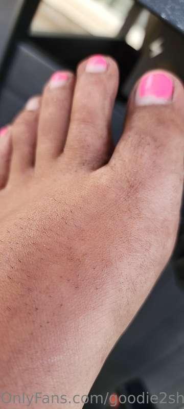Went camping for a week. Definitely need a pedi once I get m..