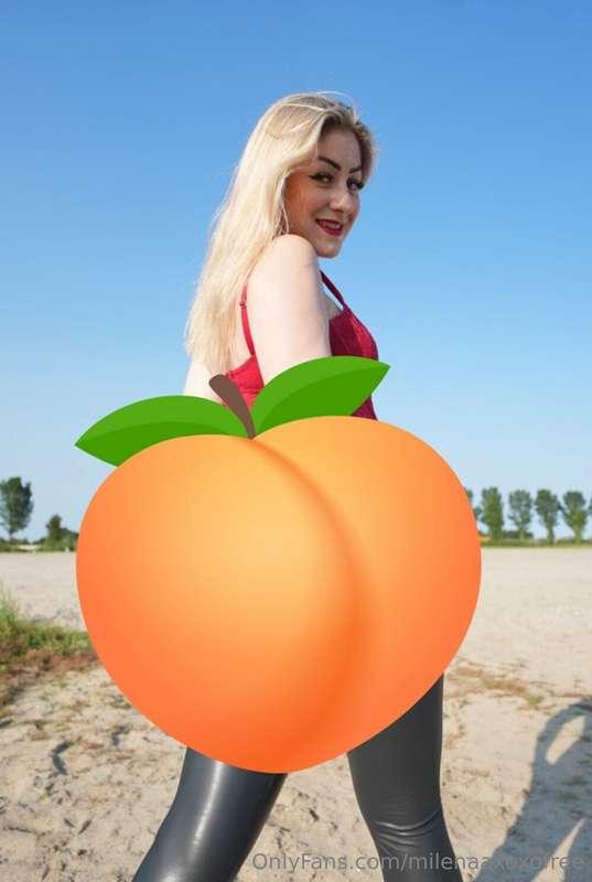 Holding up my Big, Fat Round ASS Cheeks in my Shiny Leather ..
