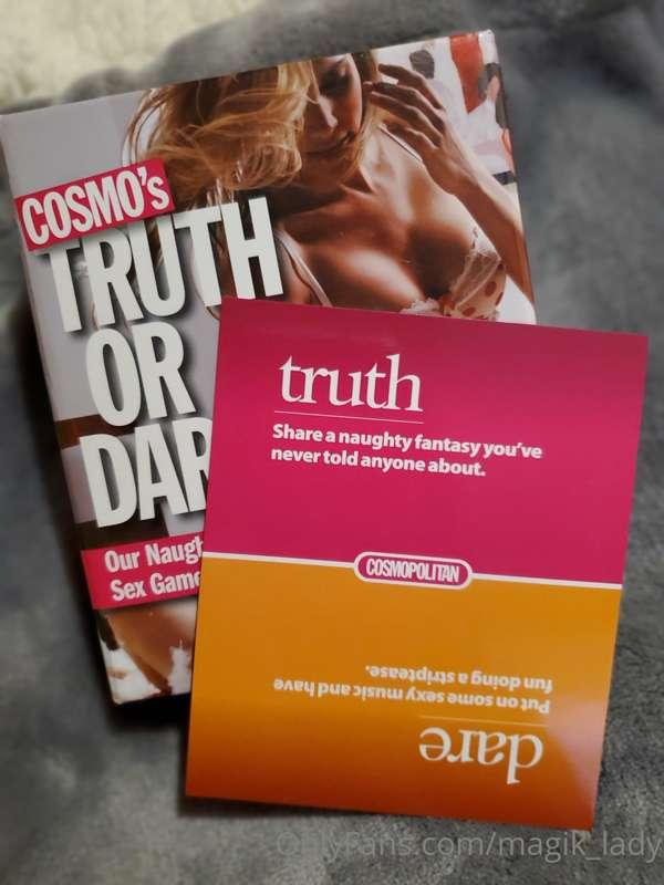 Truth or Dare time...DM me if you want to share privately...